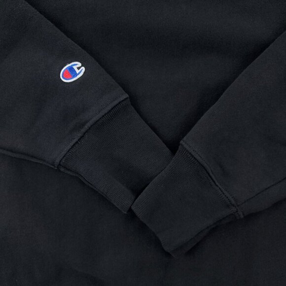 Champion Reverse Weave Hoodie Japanese Embroidered Sweatshirt Katakana Men Large - Picture 6 of 14